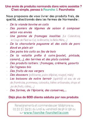 Fourche Fourchette - Livraison de produits frais à domicile, en Haute Normandie