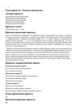 портфолио проекта группа 2-