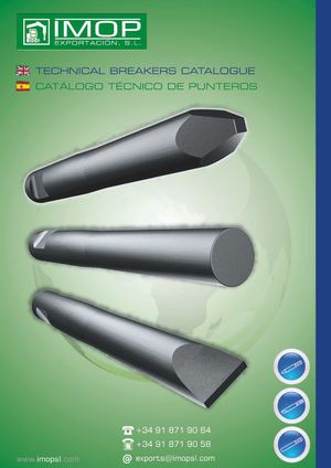 Punteros Martillos Hidráulicos - Tools Breakers - Ponteiros Martelos Hidraulicos - Outils Marteaux Hydraulique 