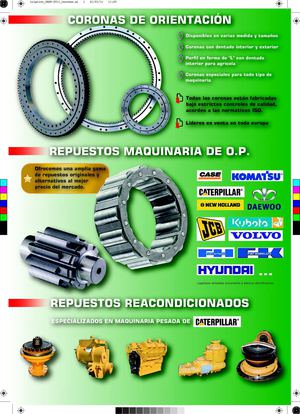 Repuestos Maquinaria Obra Pública - Spare parts for public works - Pièces de Rechange BTP et Divers - Peças de Reposiçao e divers