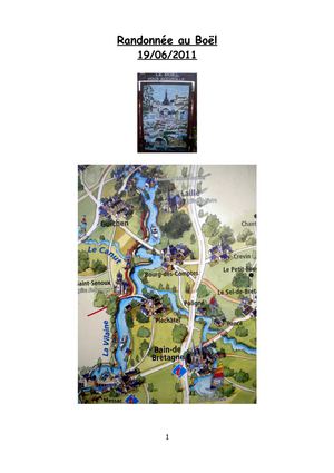 Le livre de la randonnée au Boel