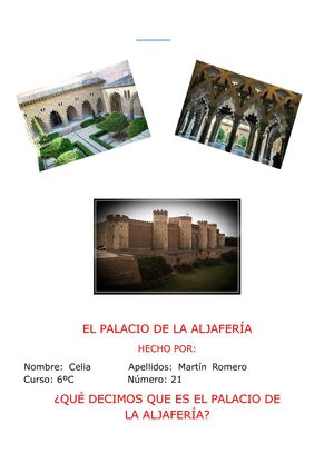 EL PALACIO DE LA ALJAFERÍA-Celia