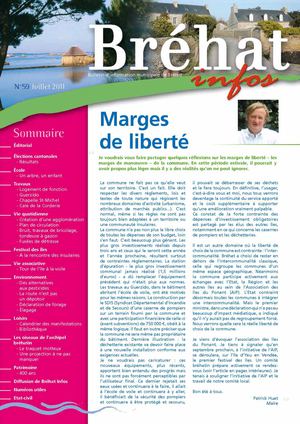 Bréhat-infos n°59, bulletin  municipal d'informations de l'Ile de Bréhat