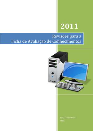 Revisões para a Ficha de Avaliação de Conhecimentos