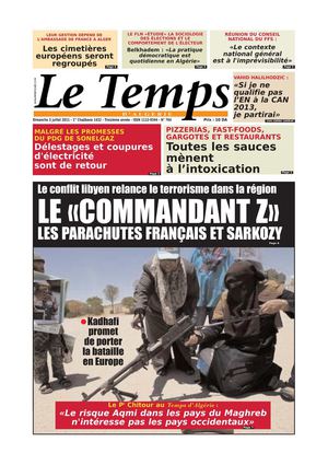 Le Temps d'Algérie Edition du Dimanche 03 juillet 2011