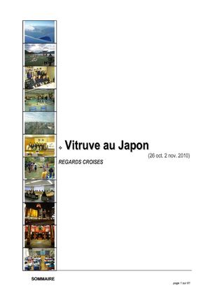 Vitruve au Japon, récit de voyages (octobre 2010)