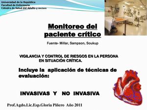 Monitoreo Hemodinamico