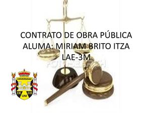 contrato de obra publica