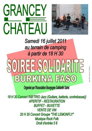 SOIREE SOLIDARITE BURKINA