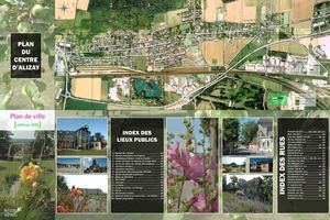Plan du centre d'Alizay