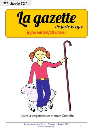 Gazette de Lucie Berger numéro 1
