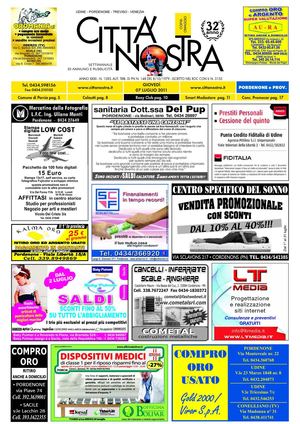 Città Nostra Pordenone del 07.07.2011 n. 1285