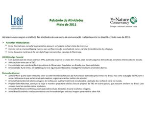 Relatórios de Atividade e Clipping