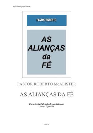 As Alianças da Fé - Bispo Roberto McAlister
