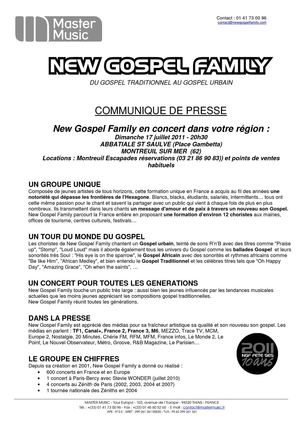 new gospel family