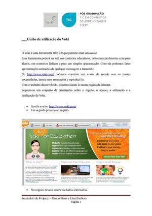 Guião de utilização VOKI