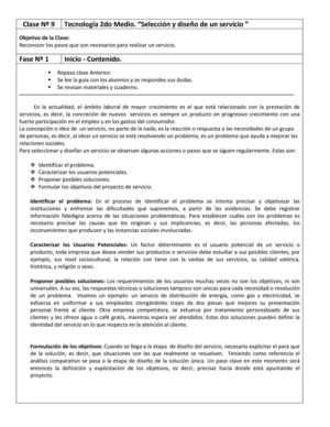 Clase Nº 9 tecno 2do medio.doc seleccion y diseño de un servicio.