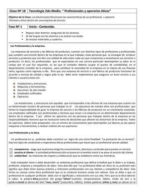 Clase Nº 18 tecno 2do medio.doc profesionales y operarios eticos