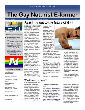 The Gay Naturist E-former: July 2011