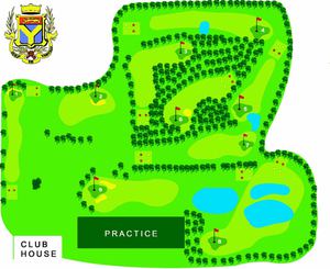 Plan Parcours Golf de Yerville Seine Maritime Rouen Normandie Pas cher