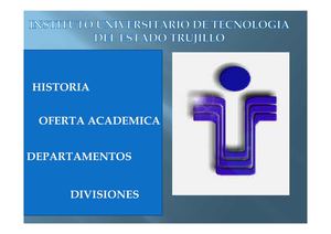 Instituto Universitario de Tecnología del Estado Trujillo