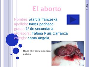 EL ABORTO Marcia Torres
