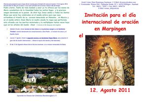 UNAMONOS AL PADRE DOMINGO GASTINEAU EN SU MISION EN ALEMANI