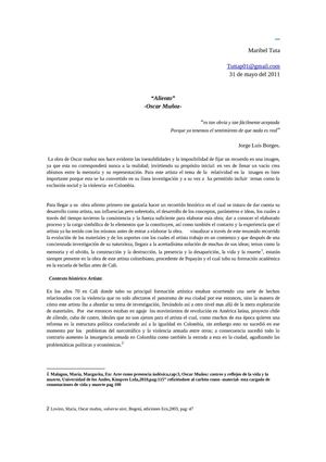 Aliento oscar Muñoz