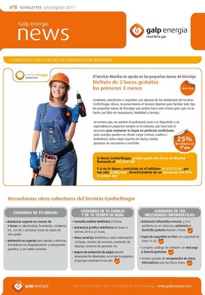 Galp Energia Madrileña de Gas - Newsletter Julio/Agosto 2011