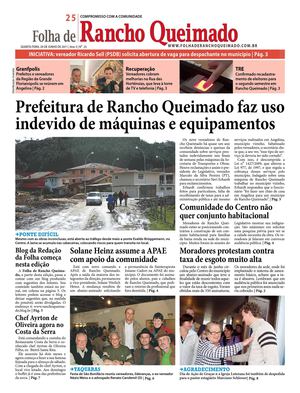 Folha de Rancho Queimado - Ed. 25