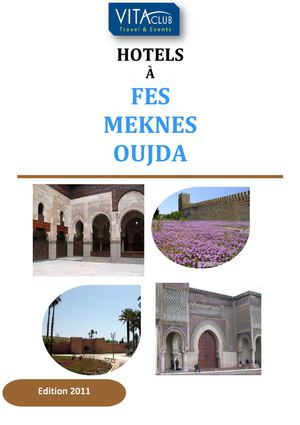 Hôtels Fès ,Meknès,Oujda