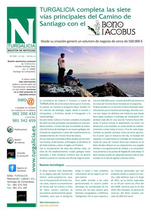 Boletín de Noticias Turgalicia del 12 de Julio al 18 de Julio