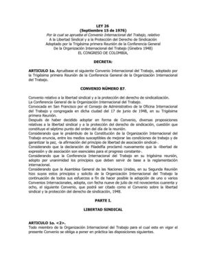 Ley 26 de 1976
