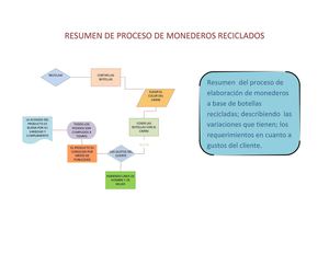 RESUMEN DE PROCESO DE MONEDEROS RECICLADOS