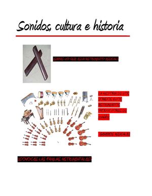 Instrumentos musicales. periodico
