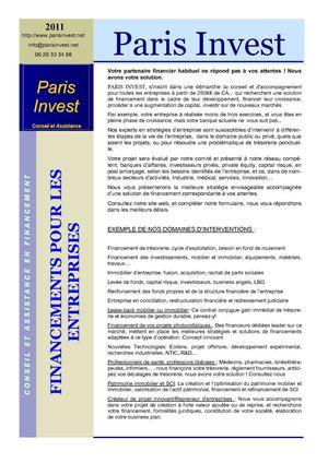 Des solutions de financements pour les entreprises