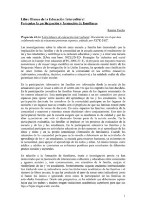 Formación y Participación de Familiares (Ramón Flecha)