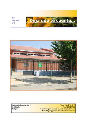 5. Deja que te cuente... 2007