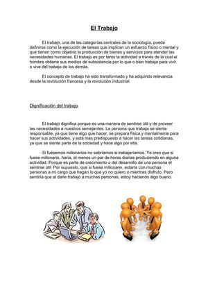 Conceptos del Trabajo