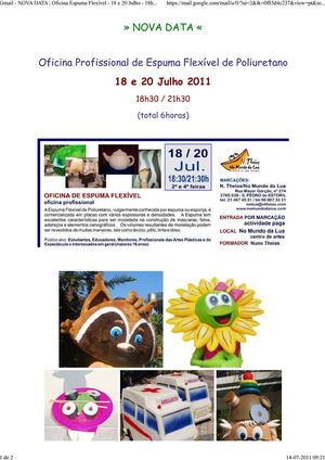 Oficina Espuma Flexível