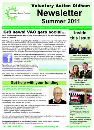VAO Summer 2011 Newsletter