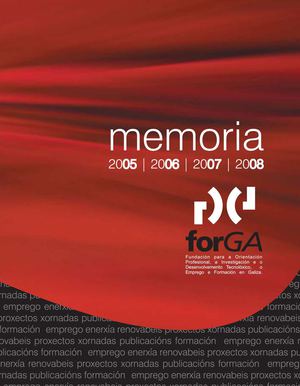 Memoria ForGA 2005-2008