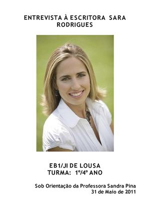 Entrevista realizada pelos alunos do 1º/4º ano
