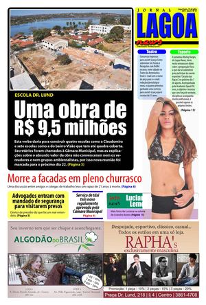 Jornal Lagoa News - 15 de julho de 2011 - Edição nº 51