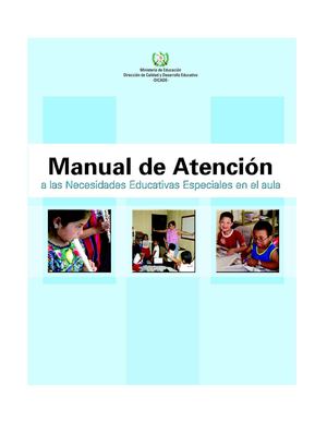manual de educación especial