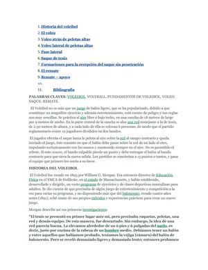 Fundamentos de Voleibol