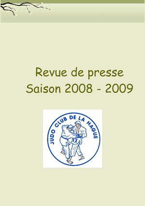 Revue de presse JCH 2008 - 2009