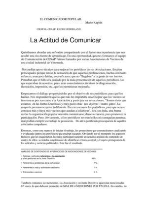 Comumunicación popular