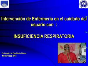 INSUFICIENCIA RESPIRATORIA