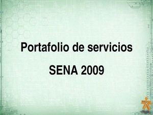 Portafolio Sena